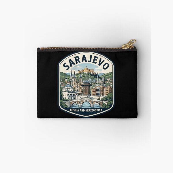 Item preview, Sarajevo Bosnia and Herzegovina Vintage Travel Badge designed and sold by k3rstman1.