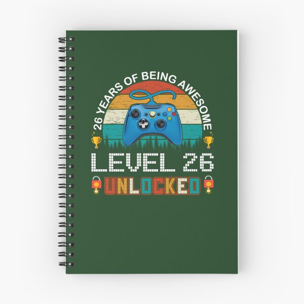Item preview, 26 años de ser increíble. Nivel 26 desbloqueado. Jugador 574. designed and sold by ForestLibrary.