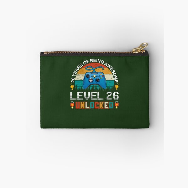 Item preview, 26 Years Of Being Awesome Level 26 Unlocked Gamer 574 designed and sold by ForestLibrary.