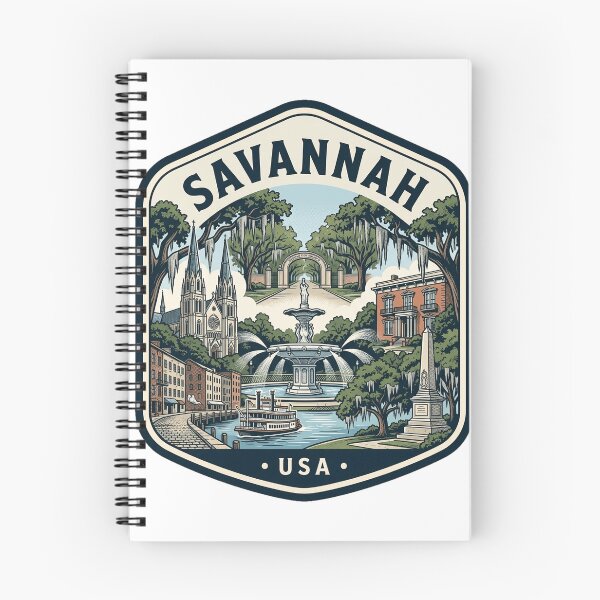 Item preview, Savannah Georgia Vintage Travel Emblem designed and sold by k3rstman1.
