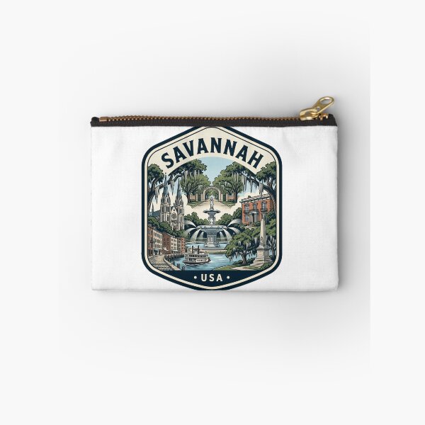 Item preview, Savannah Georgia Vintage Travel Emblem designed and sold by k3rstman1.