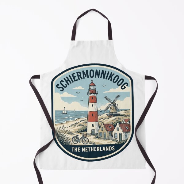 Item preview, Schiermonnikoog Netherlands Vintage Lighthouse Windmill Travel Badge designed and sold by k3rstman1.