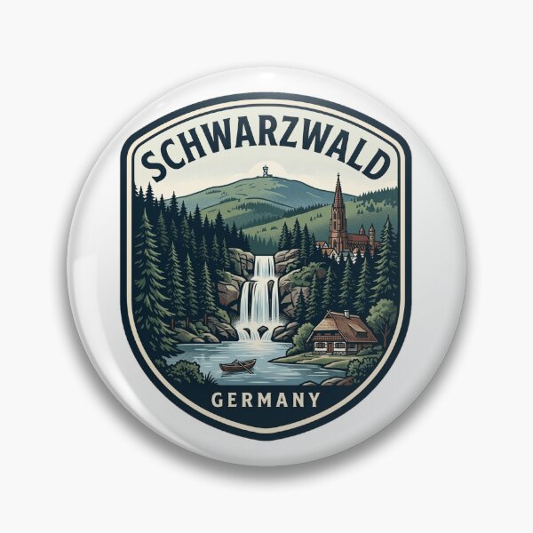 Item preview, Vintage Schwarzwald Germany Black Forest Travel Badge designed and sold by k3rstman1.