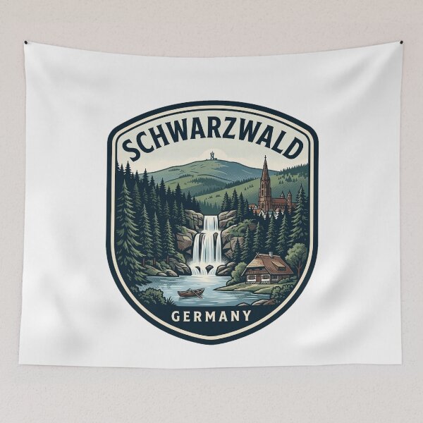 Item preview, Vintage Schwarzwald Germany Black Forest Travel Badge designed and sold by k3rstman1.