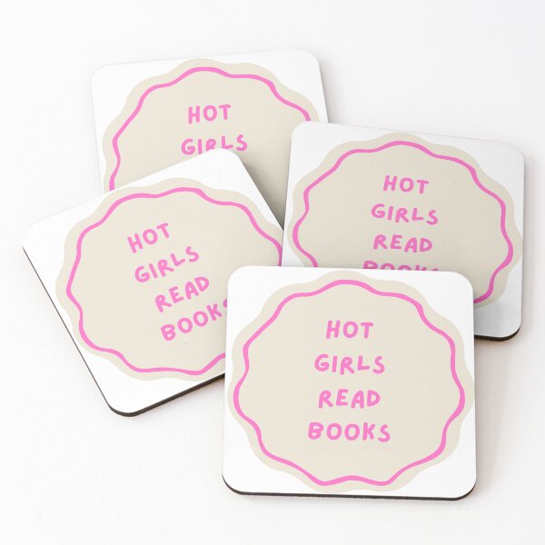 Item preview, Hot Girls Read Books designed and sold by PostcardPress.