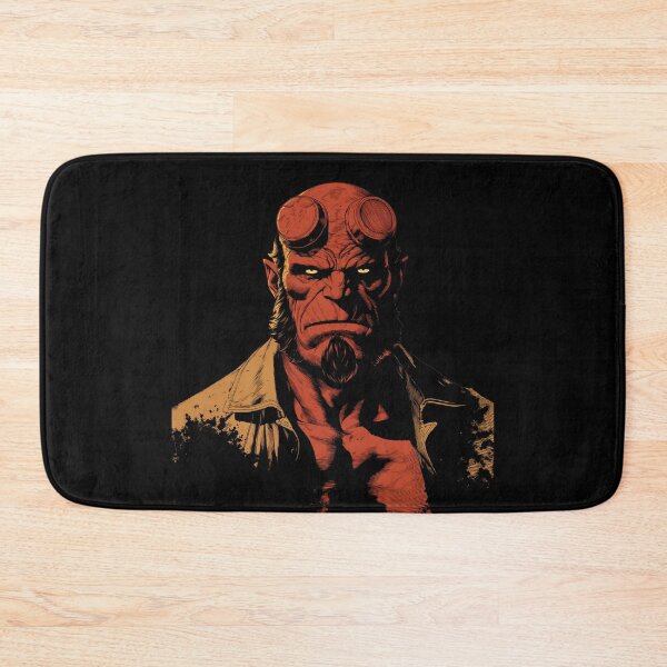 Item preview, hellboy portrait profile illustration designed and sold by blackdogshop.