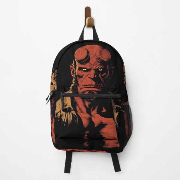 Item preview, hellboy portrait profile illustration designed and sold by blackdogshop.