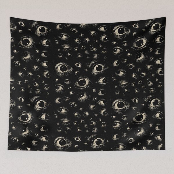 Item preview, Countless Eyes Watching Horror Art designed and sold by The Mellonaire.