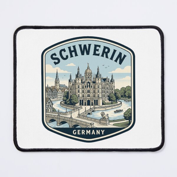 Item preview, Schwerin Castle Germany Vintage Travel Badge designed and sold by k3rstman1.
