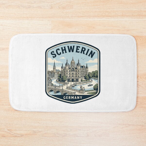 Item preview, Schwerin Castle Germany Vintage Travel Badge designed and sold by k3rstman1.