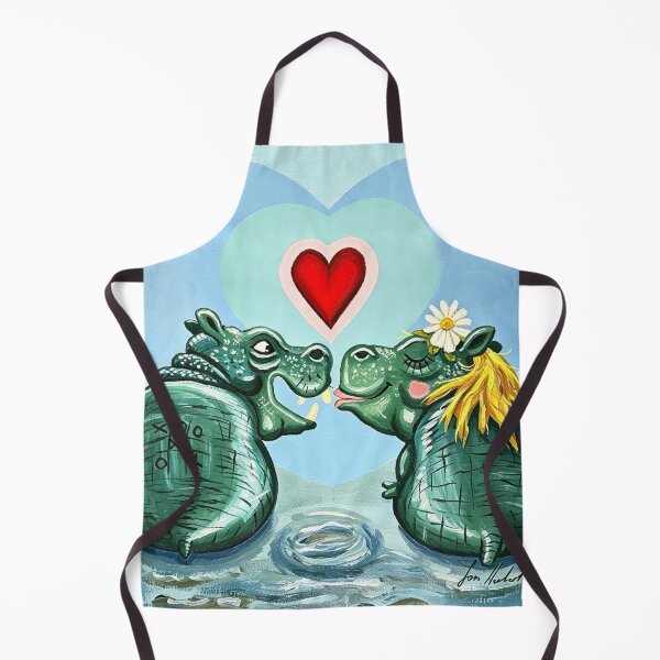 Item preview, Loving hippopotamus designed and sold by Jonsmartdesigns.