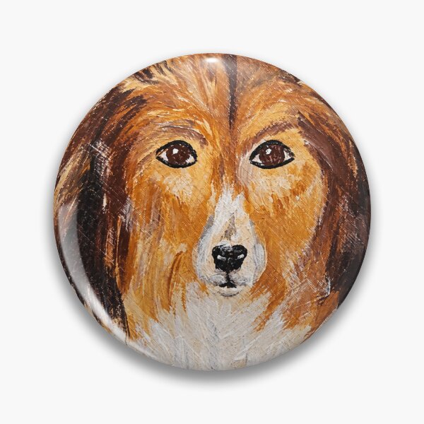 Item preview, Sheltie/ Collie original in acrylic designed and sold by Chris Zahorcik Art.
