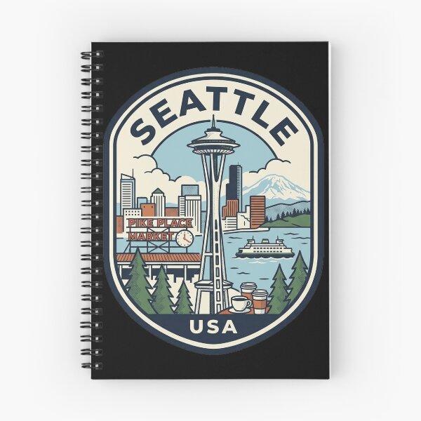 Item preview, Seattle Washington Space Needle Pike Place Market designed and sold by k3rstman1.