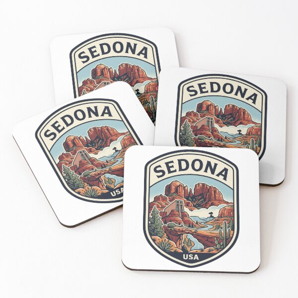 Item preview, Sedona Arizona Red Rocks Travel Badge designed and sold by k3rstman1.