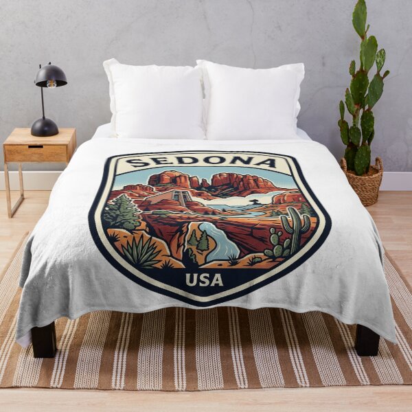 Item preview, Sedona Arizona Red Rocks Travel Badge designed and sold by k3rstman1.