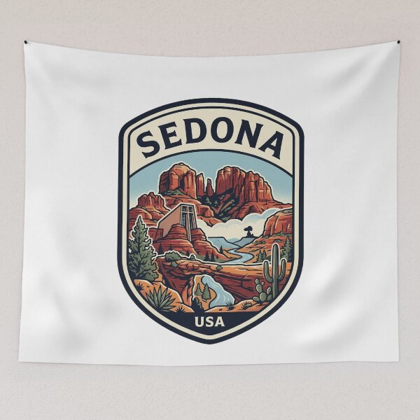 Item preview, Sedona Arizona Red Rocks Travel Badge designed and sold by k3rstman1.