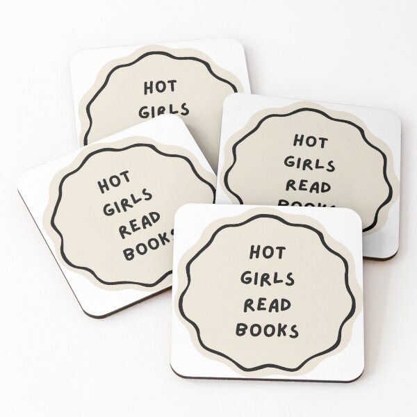 Item preview, Hot Girls Read Books designed and sold by PostcardPress.