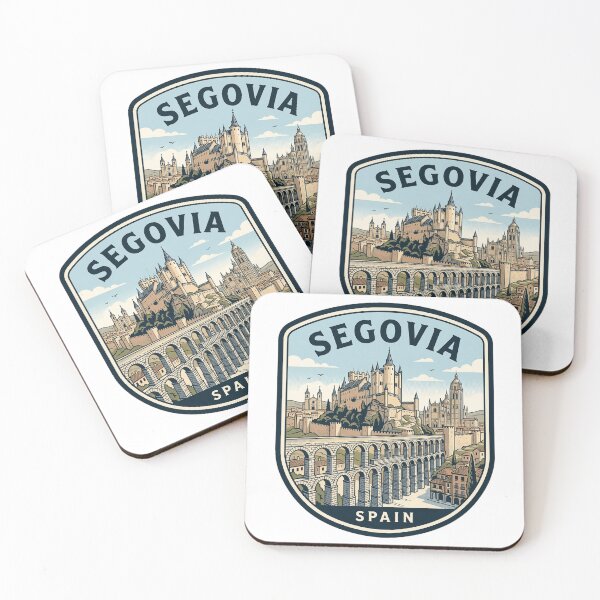 Item preview, Segovia Spain Travel Emblem Vintage Landmark designed and sold by k3rstman1.