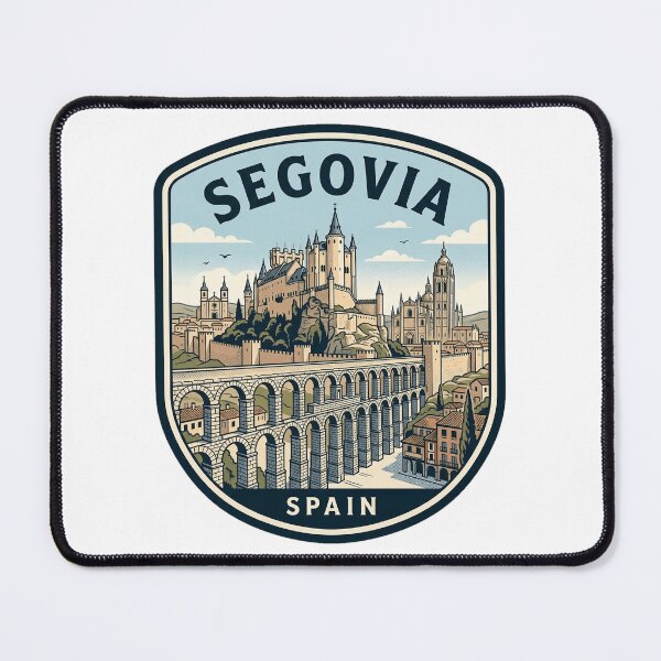 Item preview, Segovia Spain Travel Emblem Vintage Landmark designed and sold by k3rstman1.
