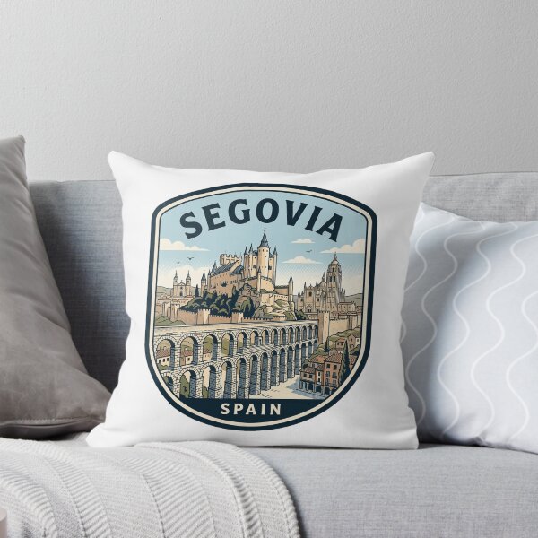 Item preview, Segovia Spain Travel Emblem Vintage Landmark designed and sold by k3rstman1.