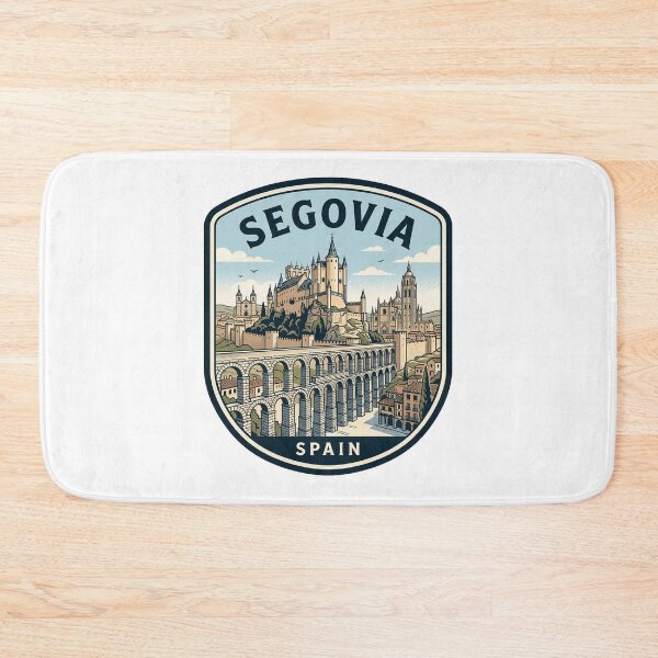 Item preview, Segovia Spain Travel Emblem Vintage Landmark designed and sold by k3rstman1.