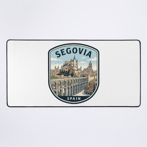 Item preview, Segovia Spain Travel Emblem Vintage Landmark designed and sold by k3rstman1.