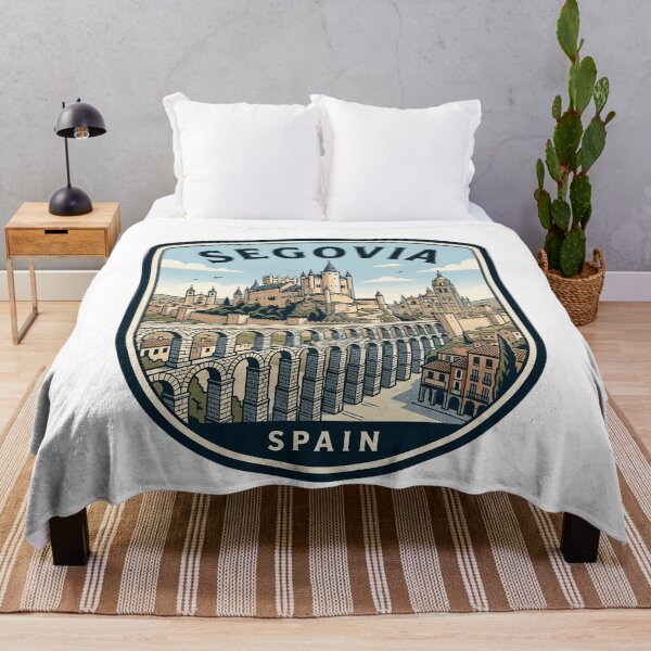 Item preview, Segovia Spain Travel Emblem Vintage Landmark designed and sold by k3rstman1.