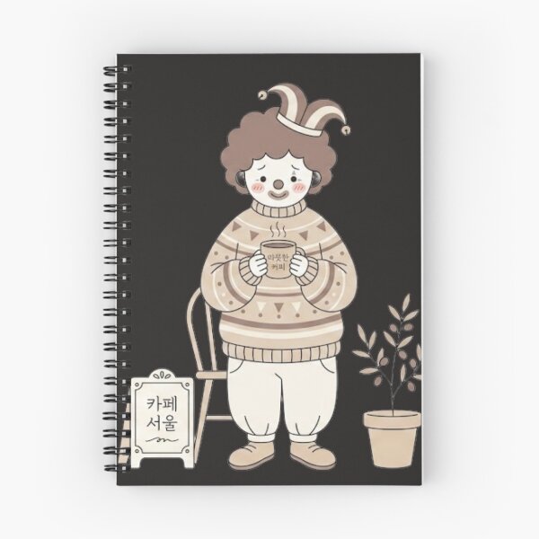 Item preview, Circus Café - Minimalist Clown designed and sold by conamor-bymel.