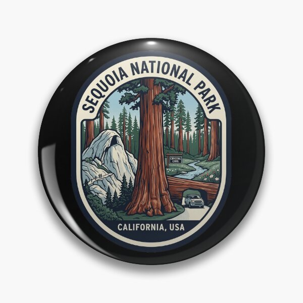 Item preview, Sequoia National Park California Vintage Emblem designed and sold by k3rstman1.