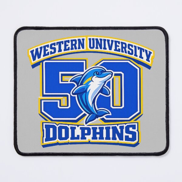 Item preview, Western University Dolphins designed and sold by Omaha Jones T-Shirts and More.