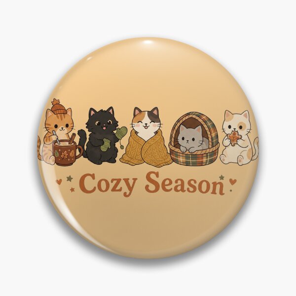 Item preview, Cozy Season Cute Autumn Cats Lineup designed and sold by CRMediaGroup.