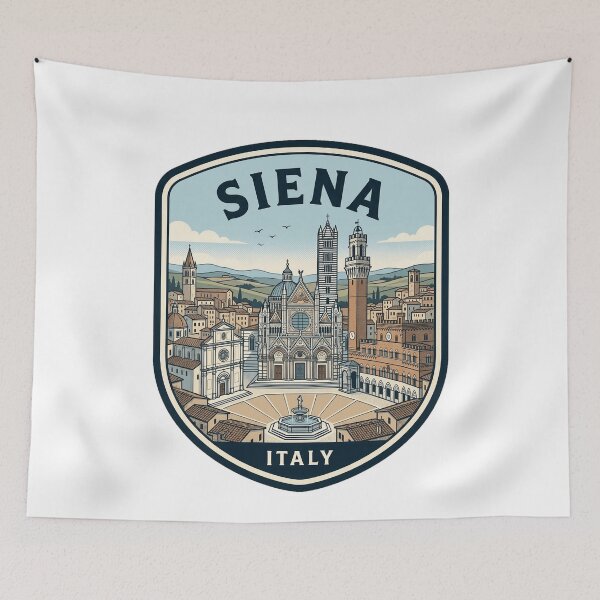 Item preview, Siena Italy Vintage Travel Emblem designed and sold by k3rstman1.