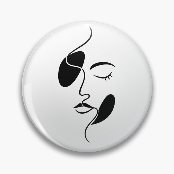 Item preview, Abstract Face Line Art – Minimalist Modern Portrait designed and sold by GraphiteRealm.