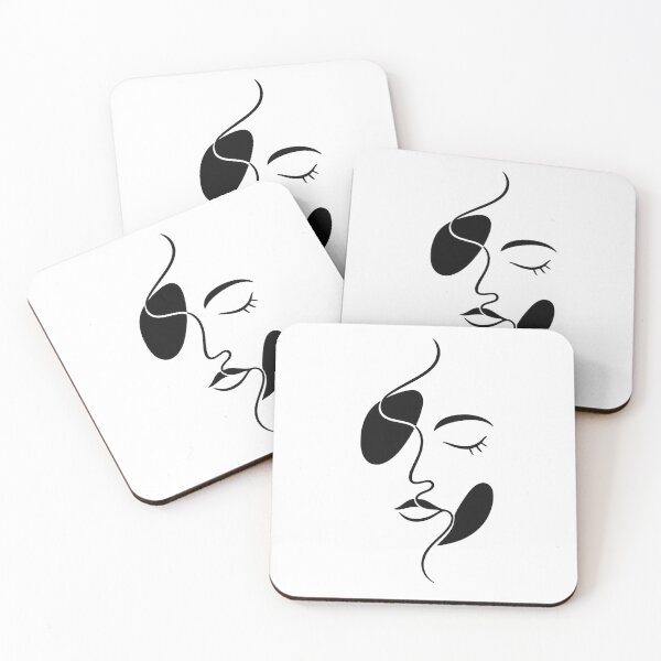 Item preview, Abstract Face Line Art – Minimalist Modern Portrait designed and sold by GraphiteRealm.