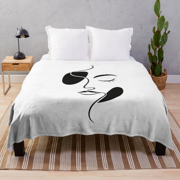 Item preview, Abstract Face Line Art – Minimalist Modern Portrait designed and sold by GraphiteRealm.