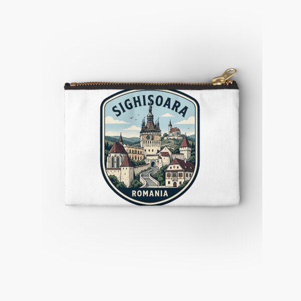 Item preview, Sighisoara Romania Vintage Medieval Citadel Travel Emblem designed and sold by k3rstman1.