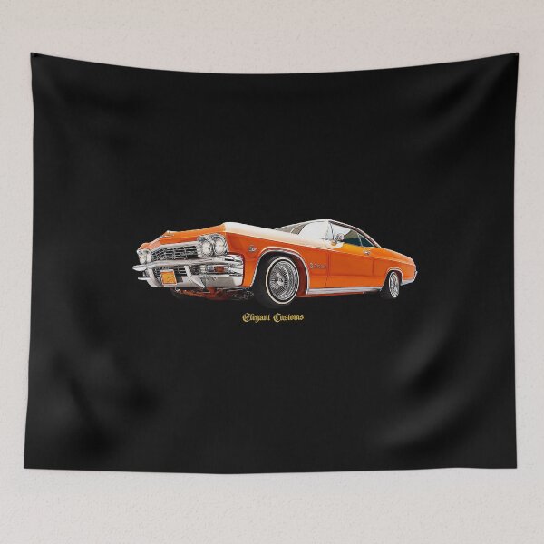 Item preview, 1965 Impala Sunset 65 Lowrider no text, Kustom, Hot Rod, Muscle Car designed and sold by Elegant Customs.