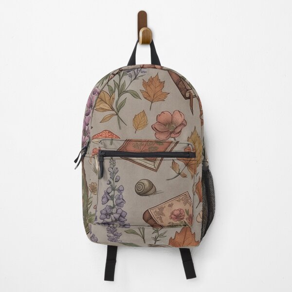 Item preview, "Ammeluk Antique Books & Mystical Mushrooms Pattern" designed and sold by Ammeluk.