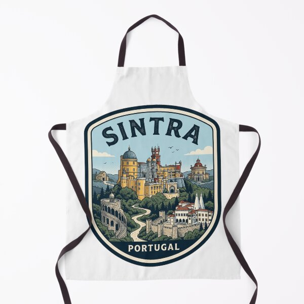 Item preview, Sintra Portugal Vintage Travel Badge Illustration designed and sold by k3rstman1.