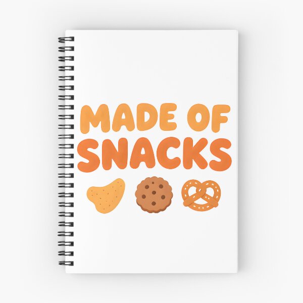 Item preview, Made of Snacks Funny Food Lover Cute Minimalist Design designed and sold by Spirit of Siam.
