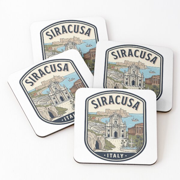 Item preview, Siracusa Sicily Italy Vintage Travel Badge designed and sold by k3rstman1.