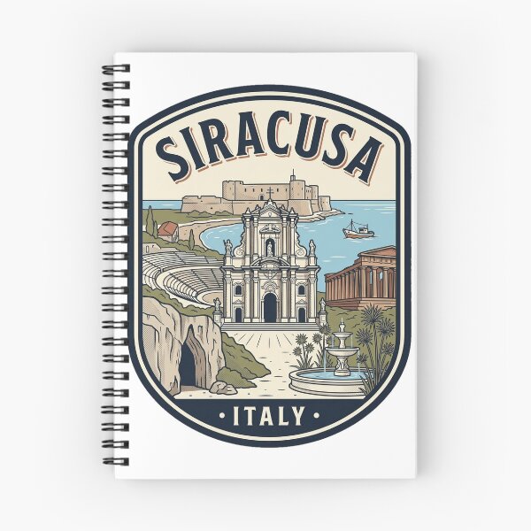 Item preview, Siracusa Sicily Italy Vintage Travel Badge designed and sold by k3rstman1.