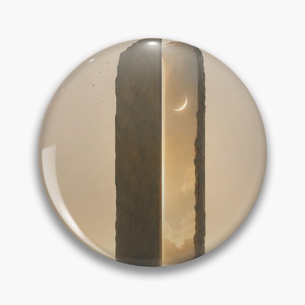 Item preview, The Golden Threshold – Surreal Portal & Crescent Moon designed and sold by SacredLensV.