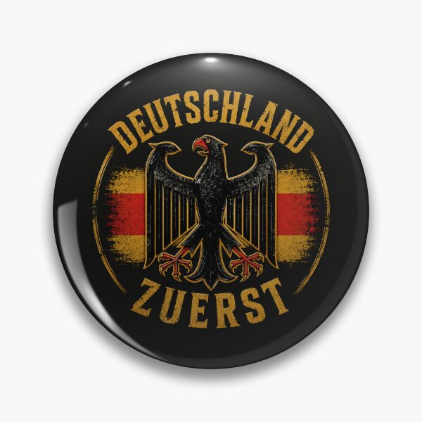 Item preview, Germany First – Distressed German Eagle Heritage Emblem designed and sold by Sanctum Icons.