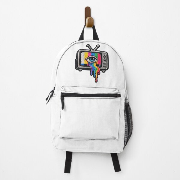 Item preview, Melting Rainbow Eye TV – Surreal Retro Television designed and sold by Abidel.