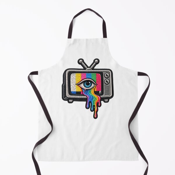 Item preview, Melting Rainbow Eye TV – Surreal Retro Television designed and sold by Abidel.