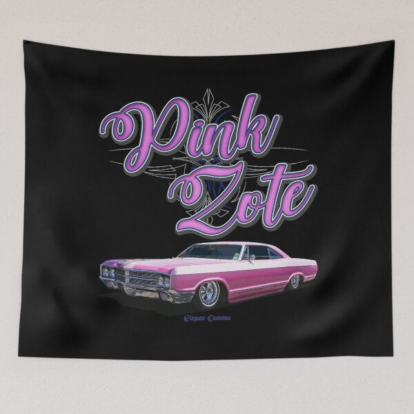 Item preview, 1965 Wildcat Pink Zote with text - Lowrider, Kustom, Hot Rod, Muscle Car designed and sold by Elegant Customs.