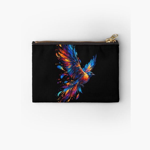 Item preview, Painted Flight – Colorful Abstract Bird Digital Art designed and sold by GraphiteRealm.