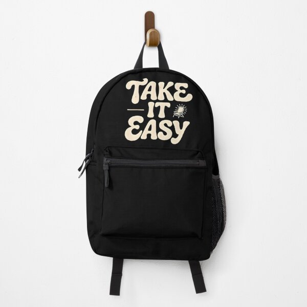 Item preview, Take It Easy Relaxed Lifestyle Retro Minimalist Design designed and sold by Spirit of Siam.