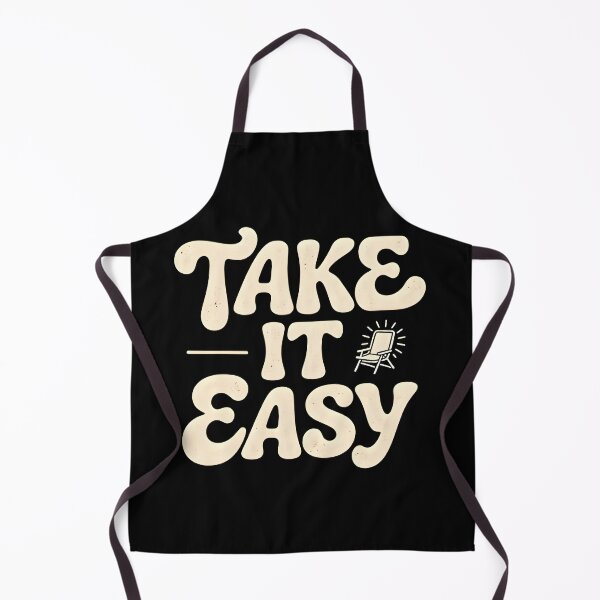 Item preview, Take It Easy Relaxed Lifestyle Retro Minimalist Design designed and sold by Spirit of Siam.